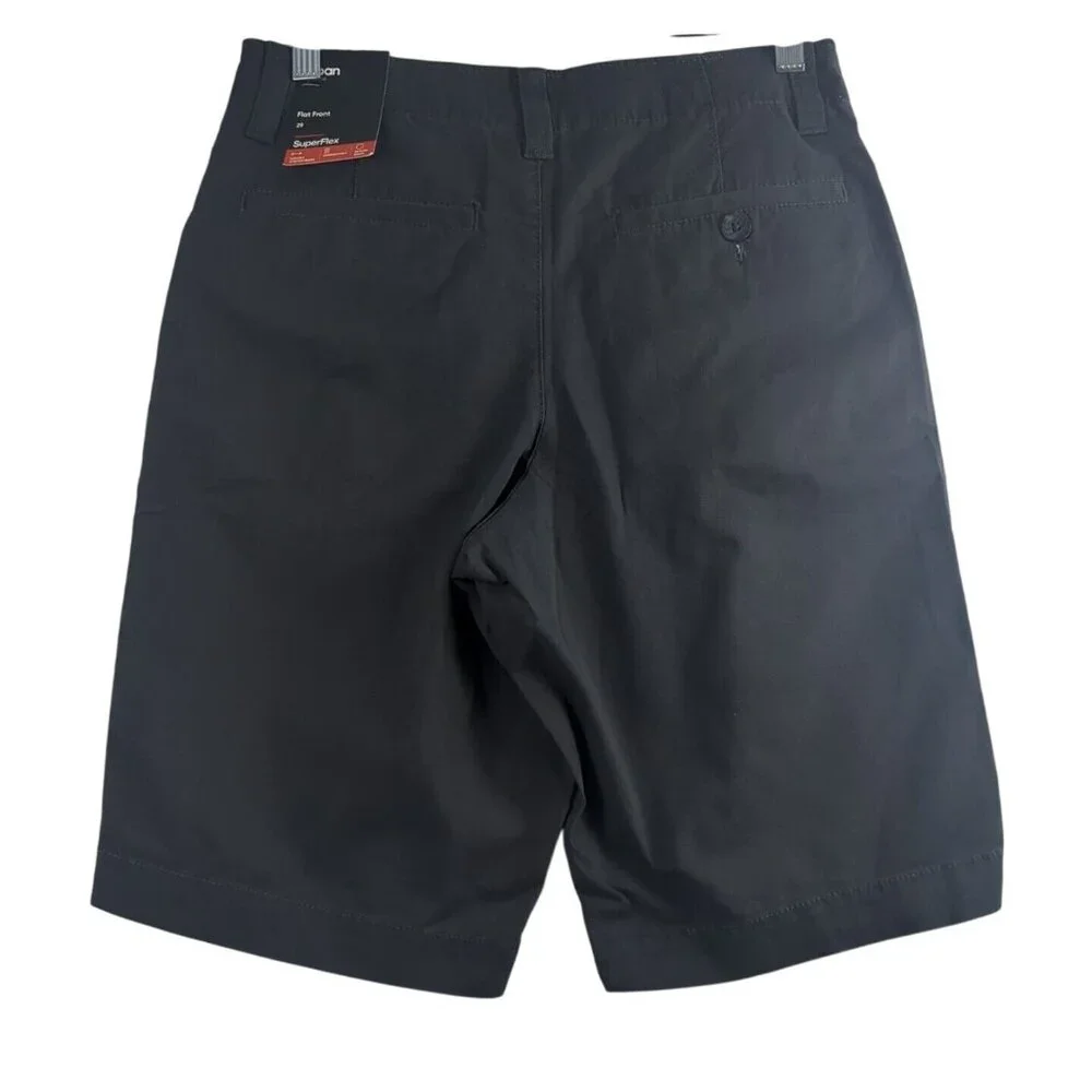 Urban Pipeline Superflex Shorts 29 Hits At The Knee Charcoal Gray Flat Front NWT